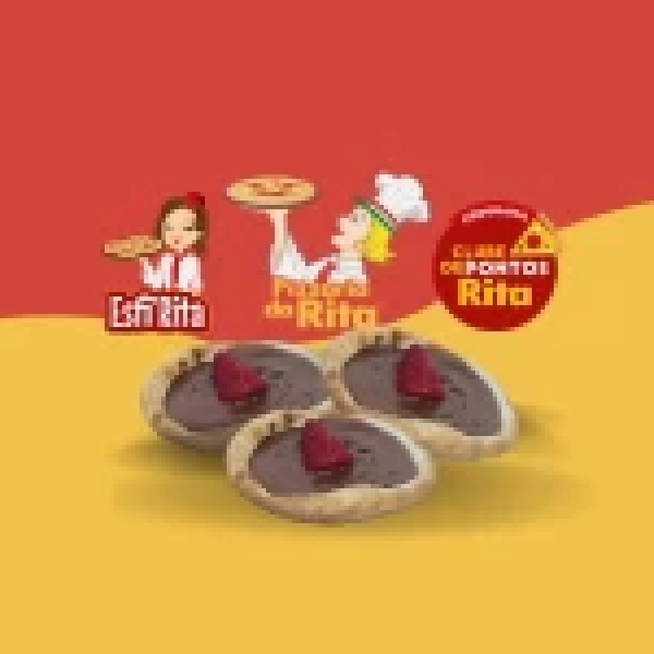 3 Esfi'Ritas Chocolate ao Leite com Morango (R$19,50)